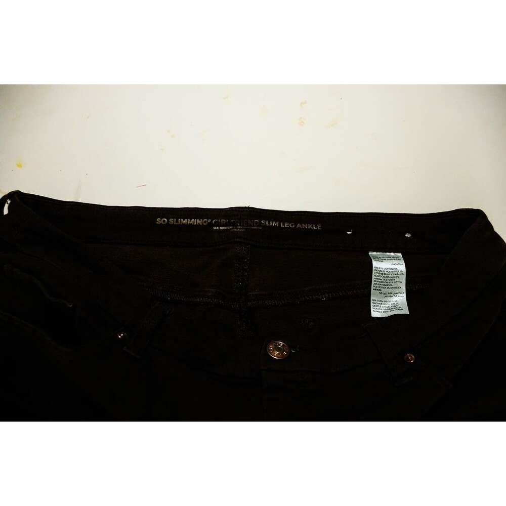 Chico's Pants 12 Brown So Slimming Girlfriend slim leg ankle - Picture 3 of 8
